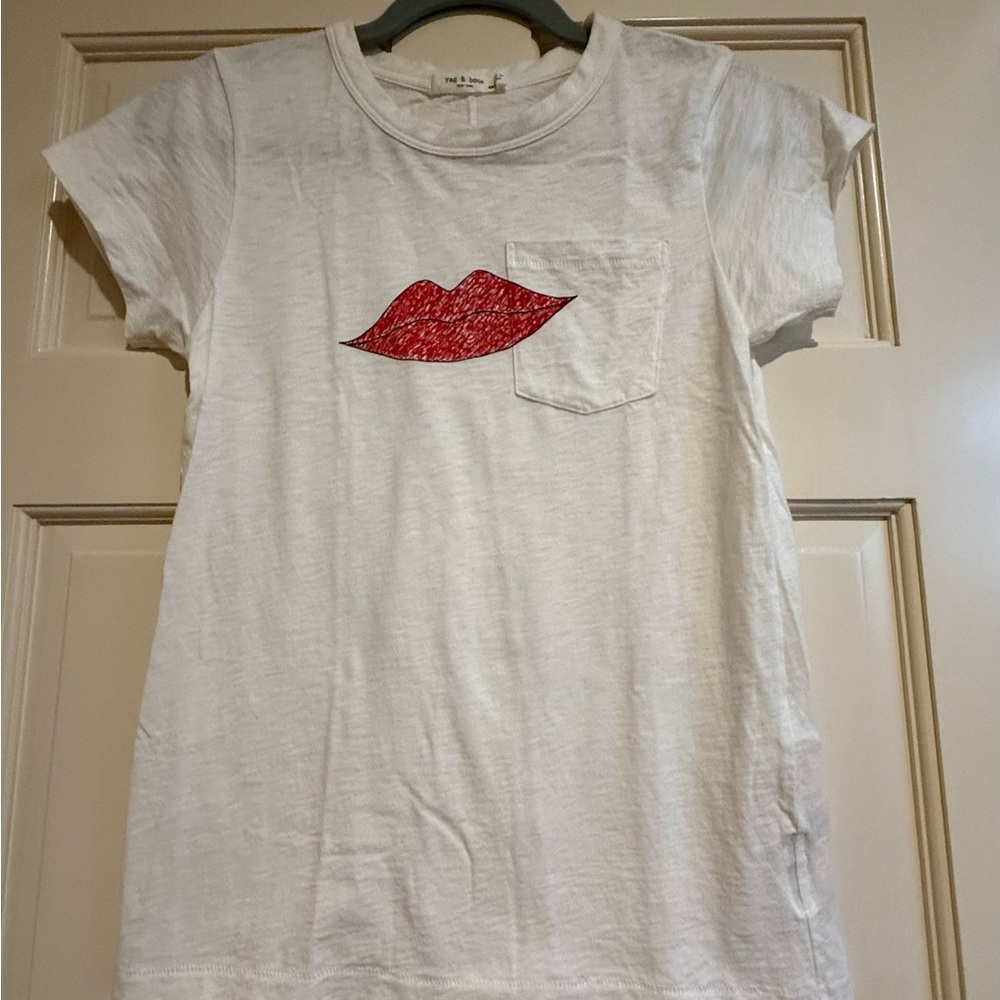 Rag & Bone White Textured Fabric